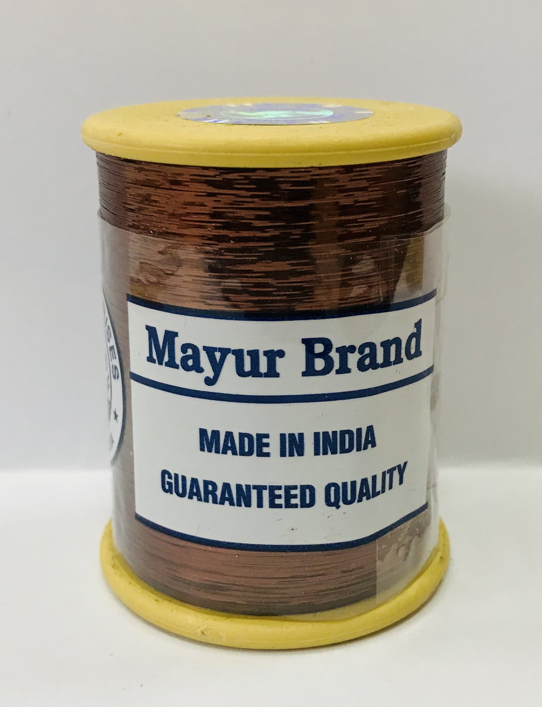 MET.YARN:10PC”MAYUR” (MAYU/YARN-COLS) - COFFEE