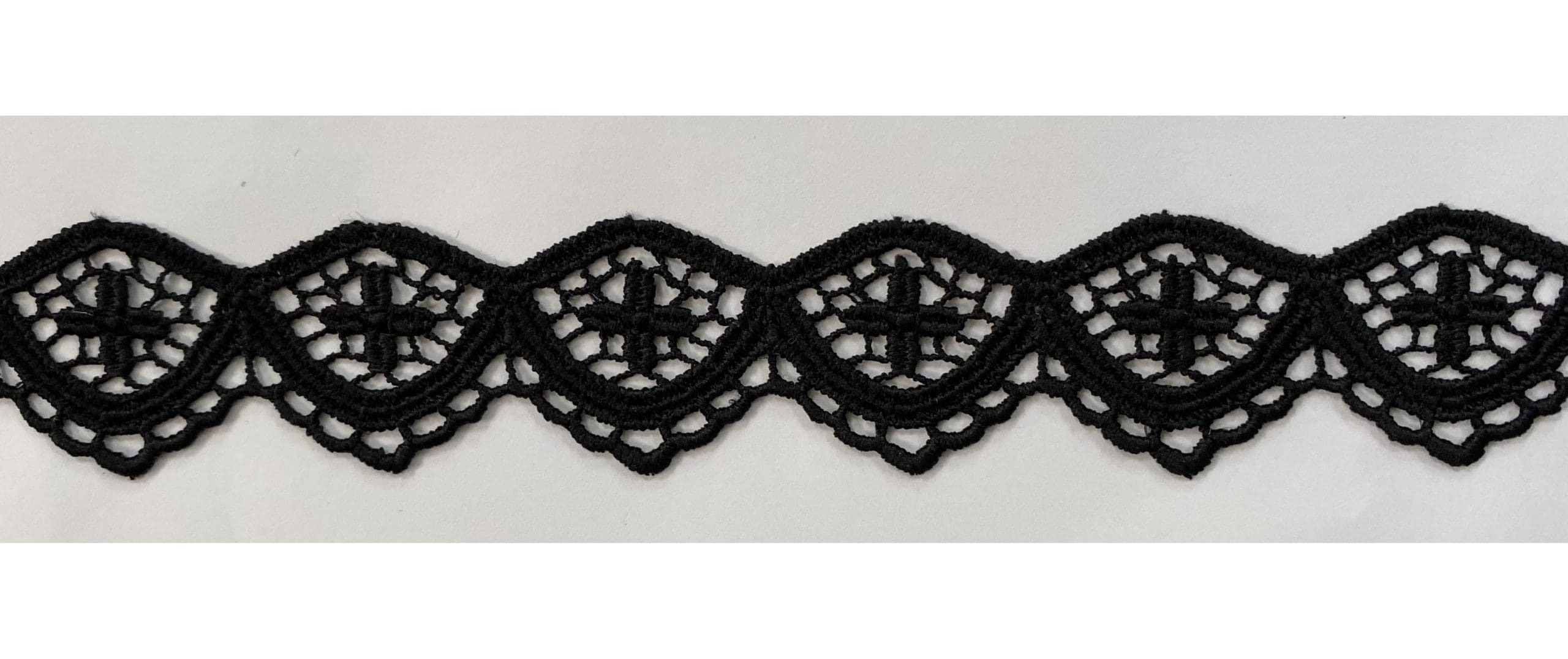 CHEM.CUT-LACE:15Y:3.13CM (TX63-1034) - Black