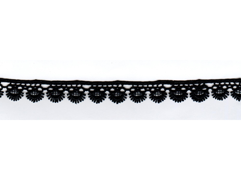 CHEM.CUT LACE:15Y:1.88CM (MA63-1007) - Black