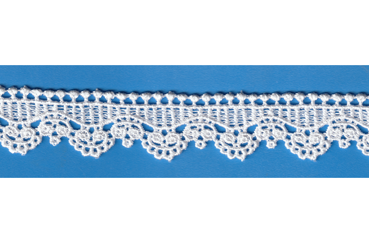 CHEM-CUT LACE:15Y:2.5CM (MA62-1014) - White