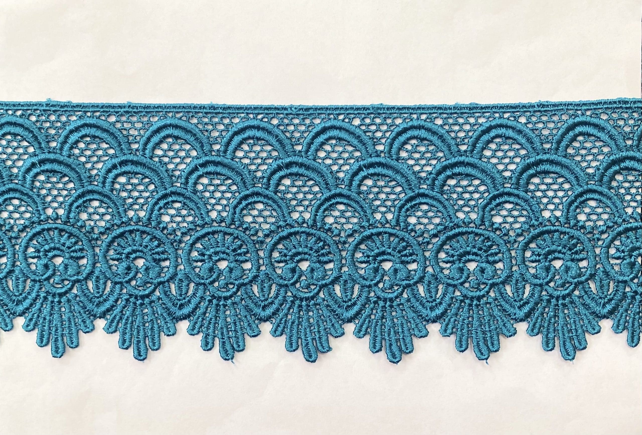 CHEM.LACE:15Y (13.7MTR)8.75CM) (MA1774) - D6 MISTY BLUE