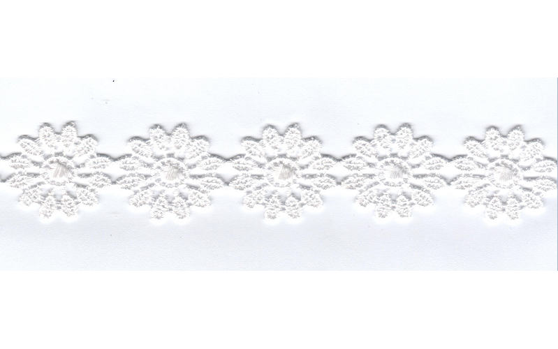 CHEM-CUT-LACE:15Y:2.5CM (MA60-1053) - White