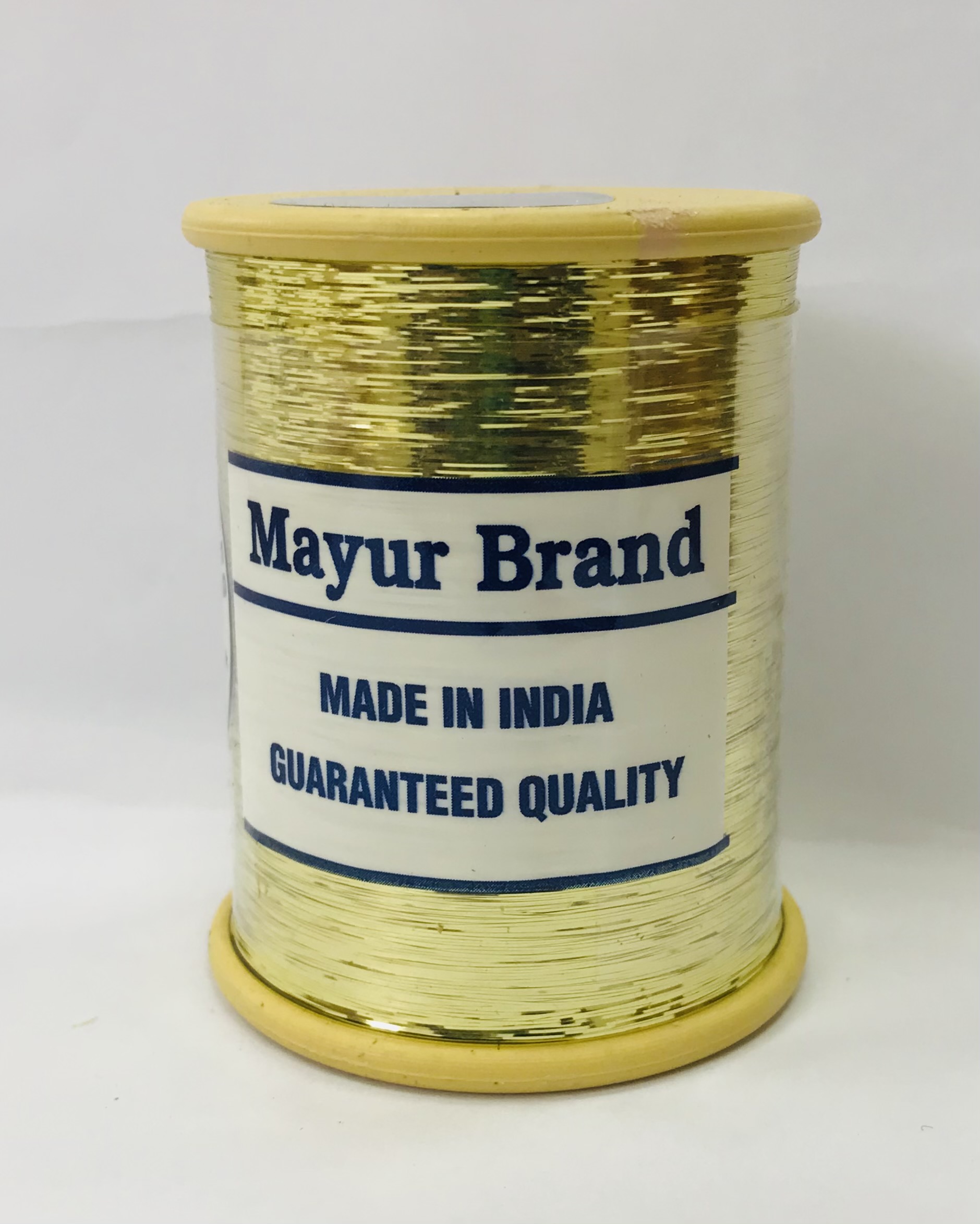 MET.YARN:10PC”MAYUR” (MAYU/YARN-JARI) - L.GOLD