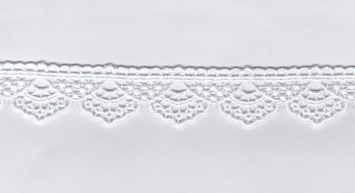 CH.LACE W/TEX::13.7MT:2.55CM (TX60-1051) - NATURAL