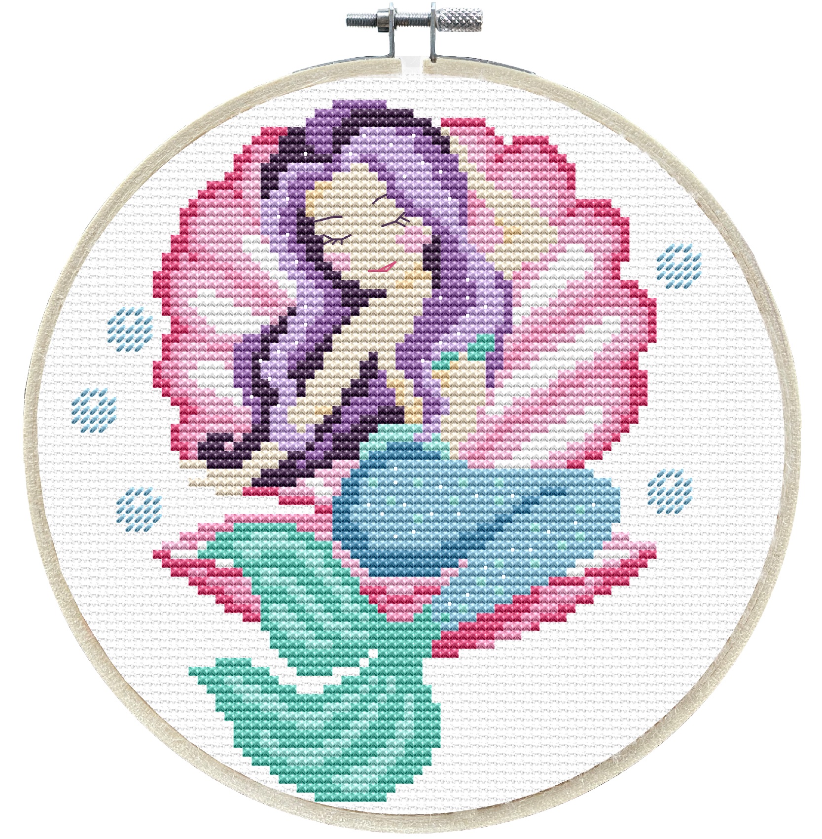 240055 (NO-COUNT CROSS STITCH KIT-6")