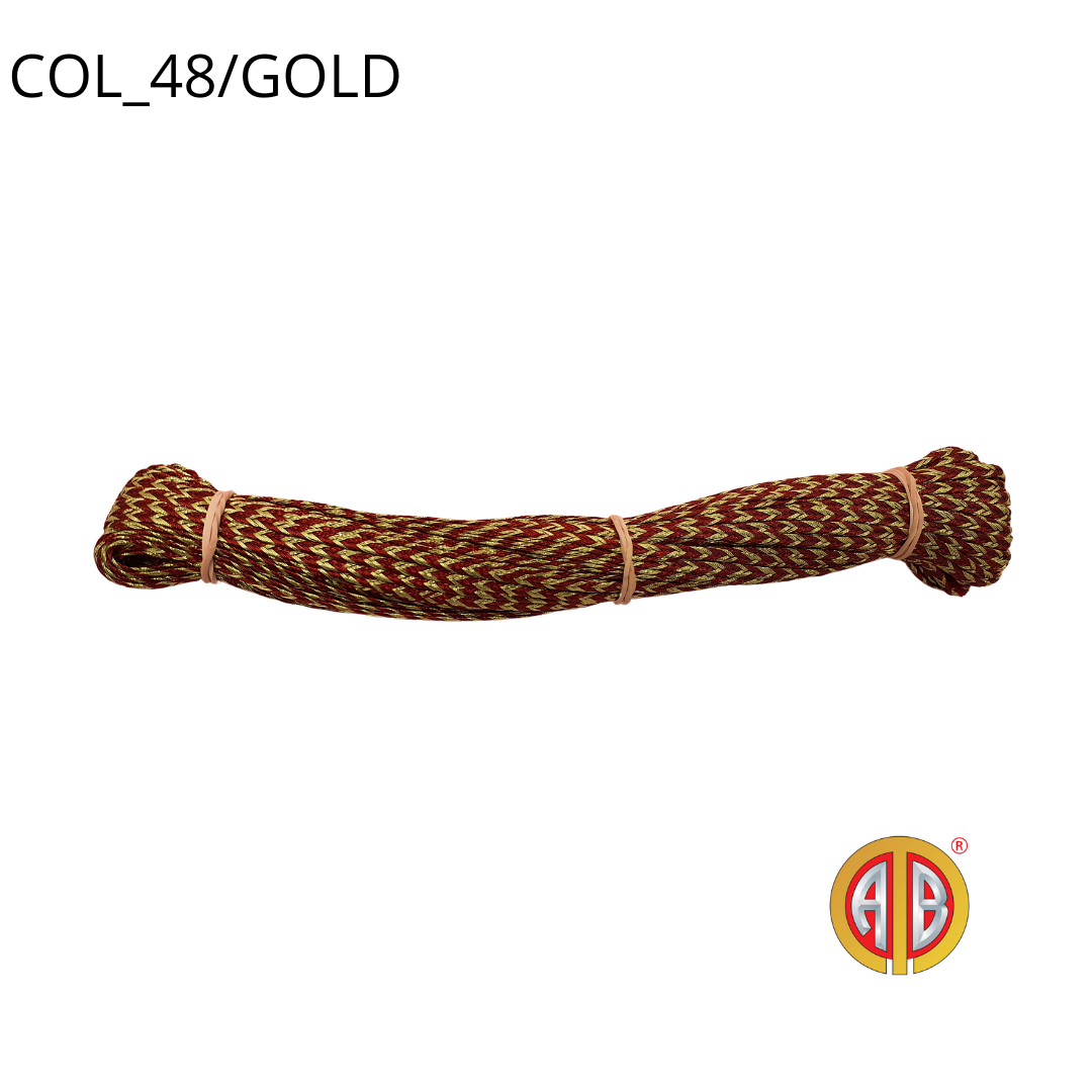 CORD LACE : 25MTR/PC (4336) - 48/GOLD