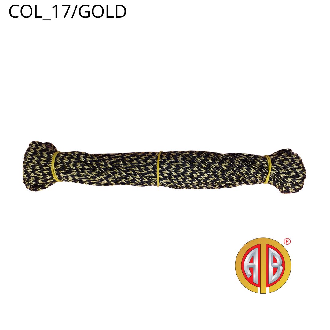 CORD LACE : 25MTR/PC (4336) - 17/GOLD