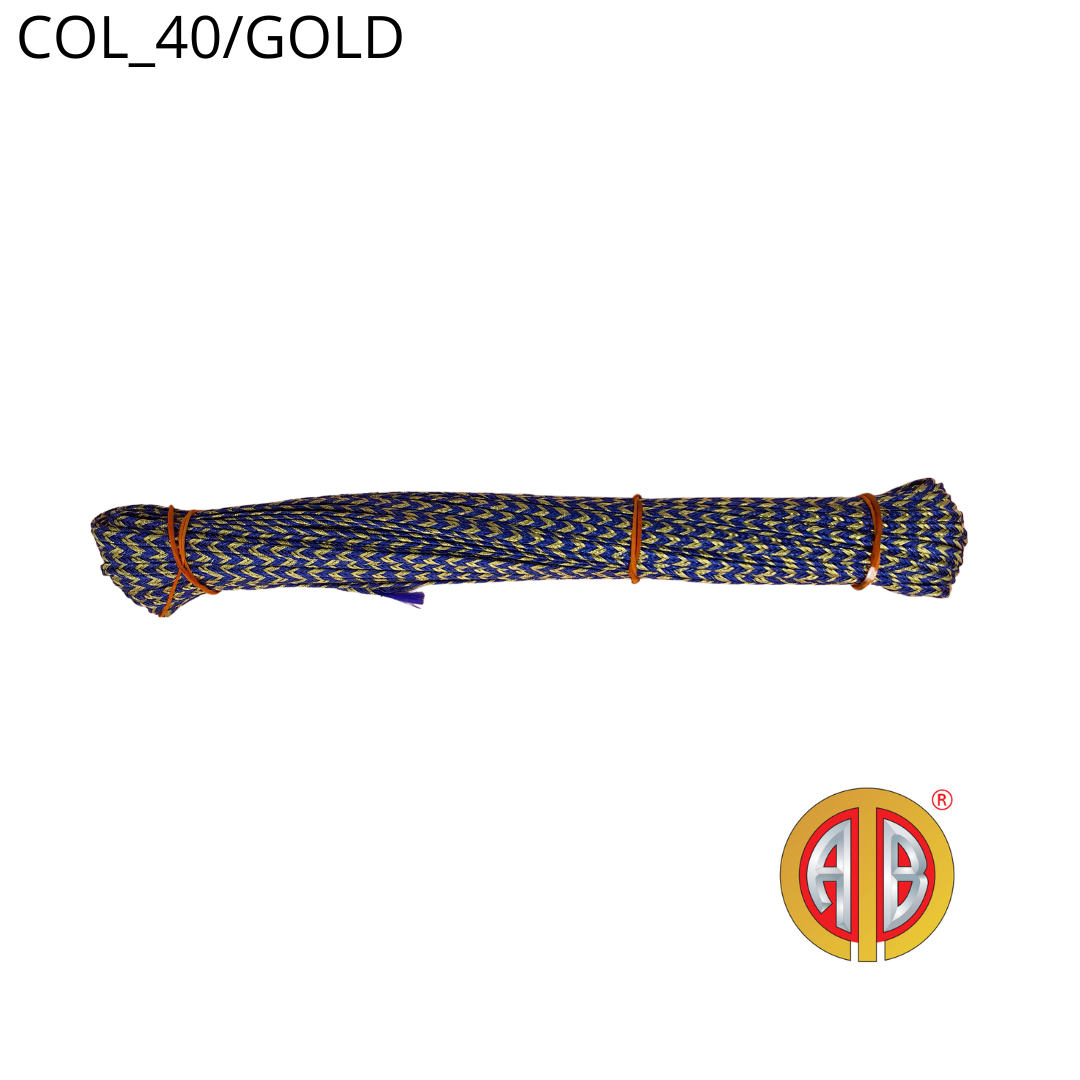 CORD LACE : 25MTR/PC (4336) - 40/GOLD