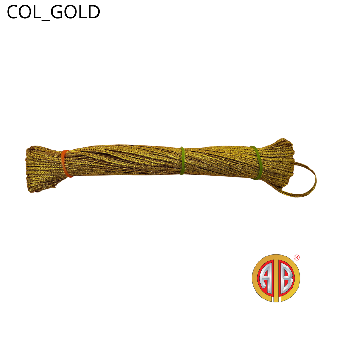 CORD LACE : 25MTR/PC (319) - Gold