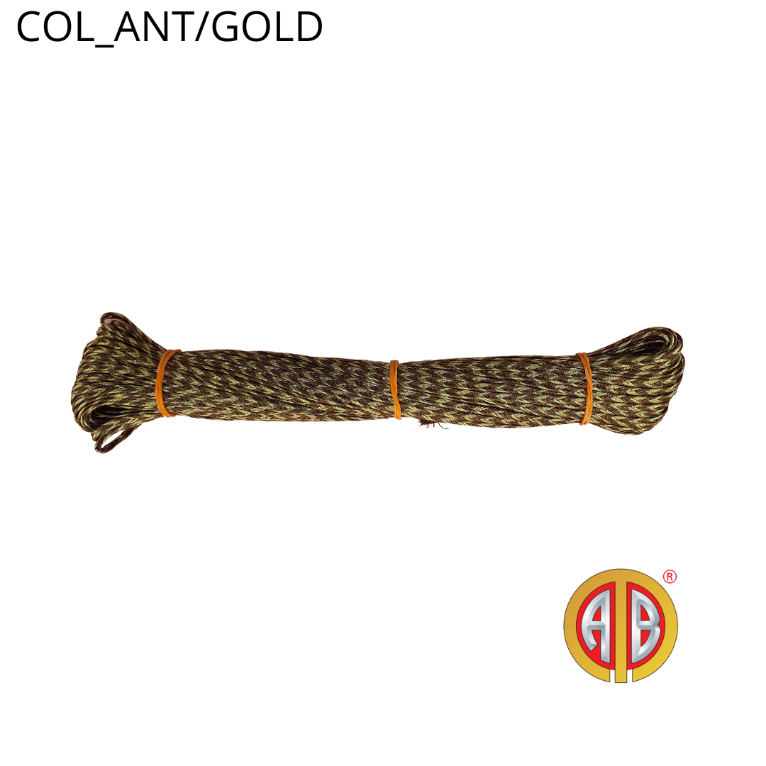 CORD LACE : 25MTR/PC (4336) - ANT/GOLD