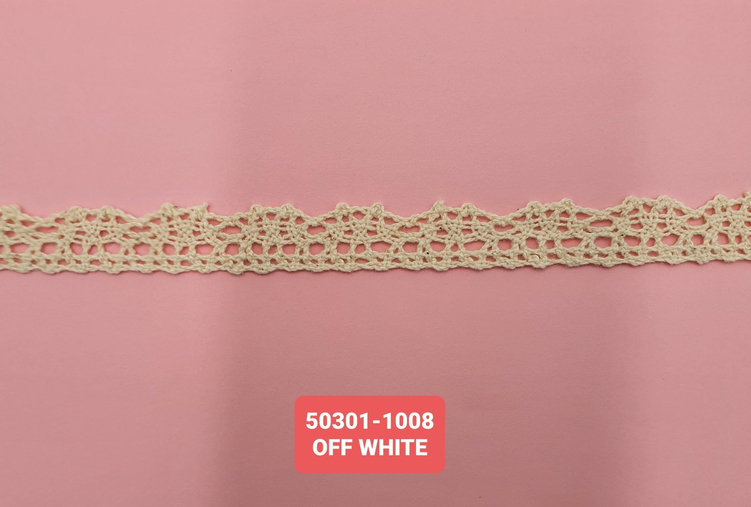 CROCHET LACE;15YDS (50301-1008) - Off White