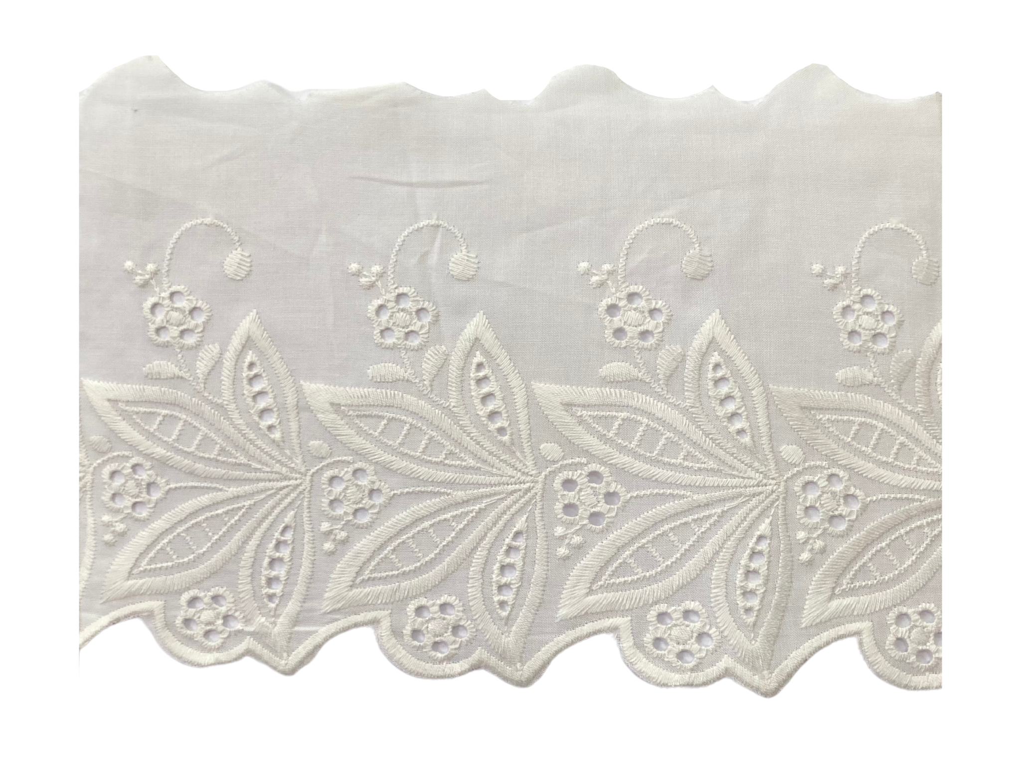 COTTON CUT-LACE:15Y:13.75CM (D-53-4850) - NATURAL