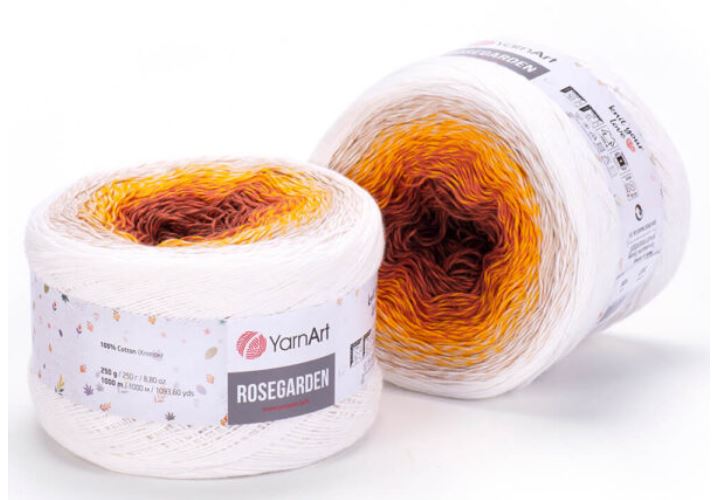 YARNART 100% COTTON;250GX2B (500G/PKT) (Y-ART/ROSEGARDEN) - 307