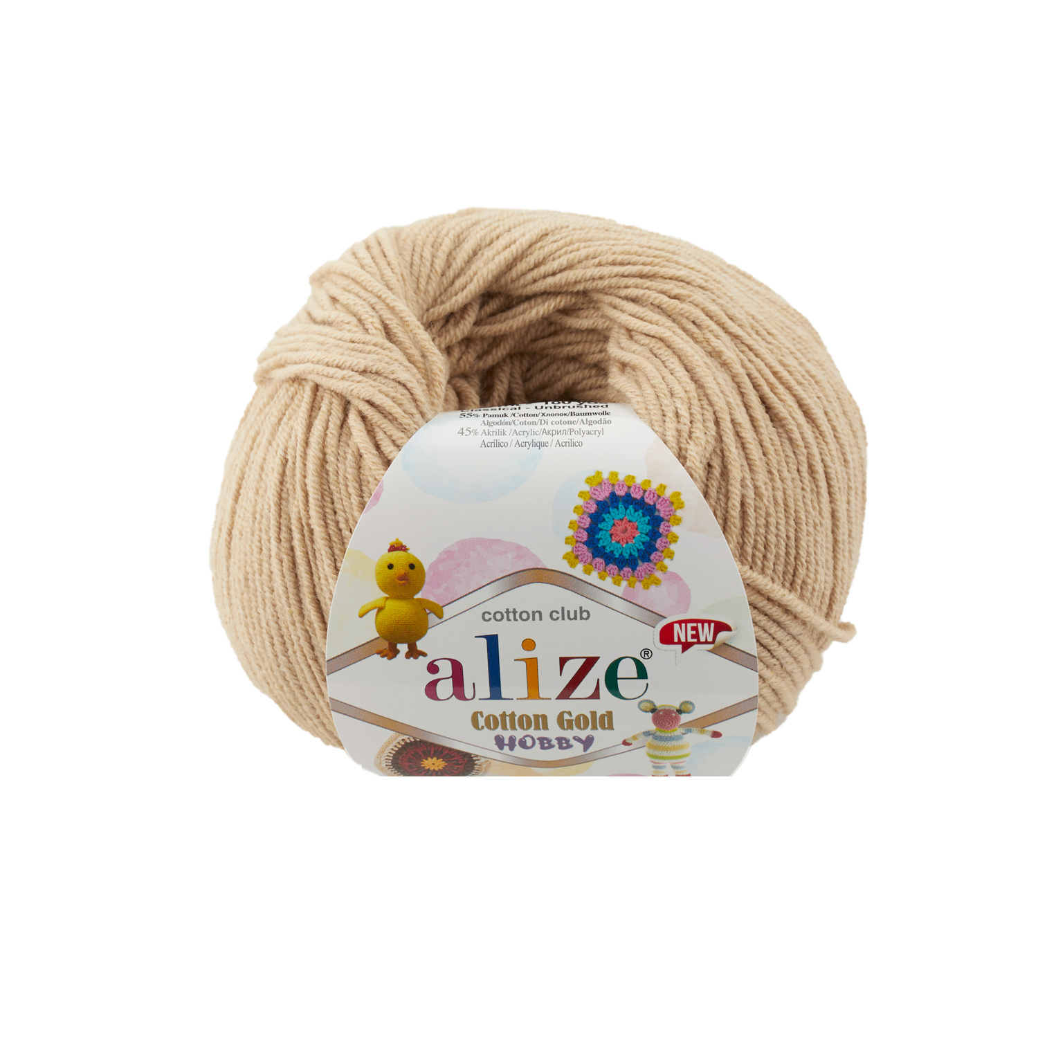 COT/ACY.YARN:50GRx10BL(500GRM) (ALIZE/COT-HOBBY-NEW) - 262