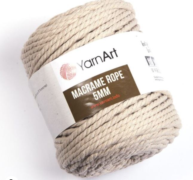 COT/VISC.ROPE:5MM:500Gx2 (1KG) (Y-ART/MACR.ROPE-5MM) - 753