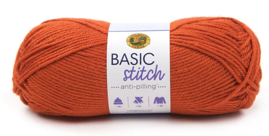 ACRY.YARN:100GRx3BL(300GR) (LION/BASIC STITCH AP) - Pumpkin