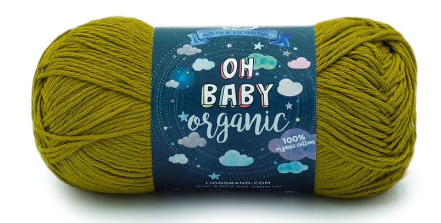 ORGANIC COT.YARN:50Gx3B(150GR) (LION/OH BABY) - 174C#OLIVE