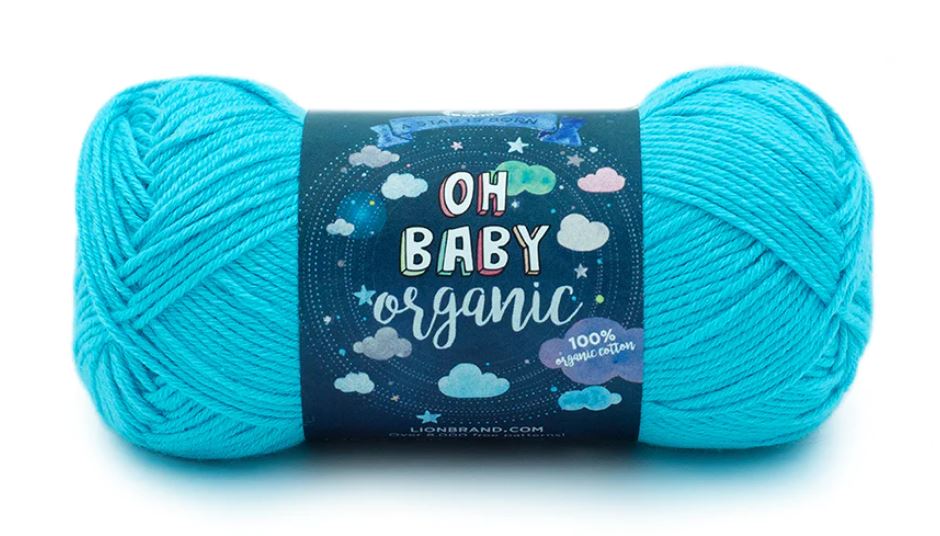 ORGANIC COT.YARN:50Gx3B(150GR) (LION/OH BABY) - 106AA#TURQUOISE