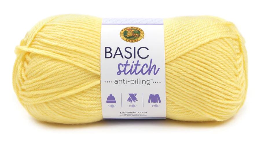 ACRY.YARN:100GRx3BL(300GR) (LION/BASIC STITCH AP) - Lemonade