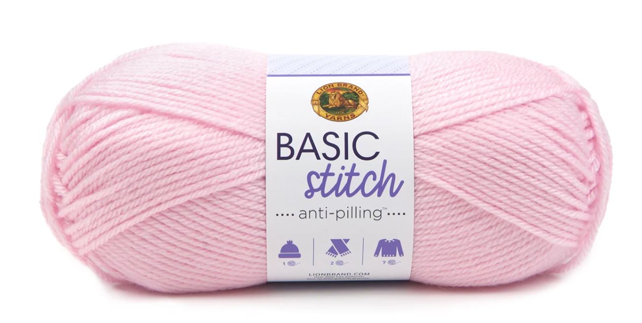 ACRY.YARN:100GRx3BL(300GR) (LION/BASIC STITCH AP) - BABY PINK