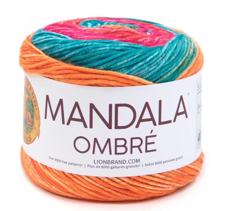 ACRYLIC YARN:150Gx3BL(450GR) (LION/MANDALA OM) - 206BL-HAPPY