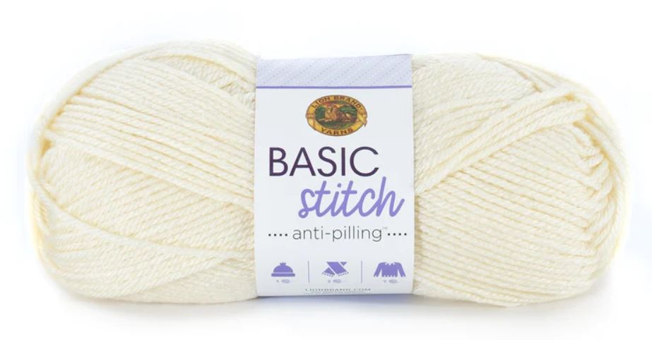 ACRY.YARN:100GRx3BL(300GR) (LION/BASIC STITCH AP) - ECRU