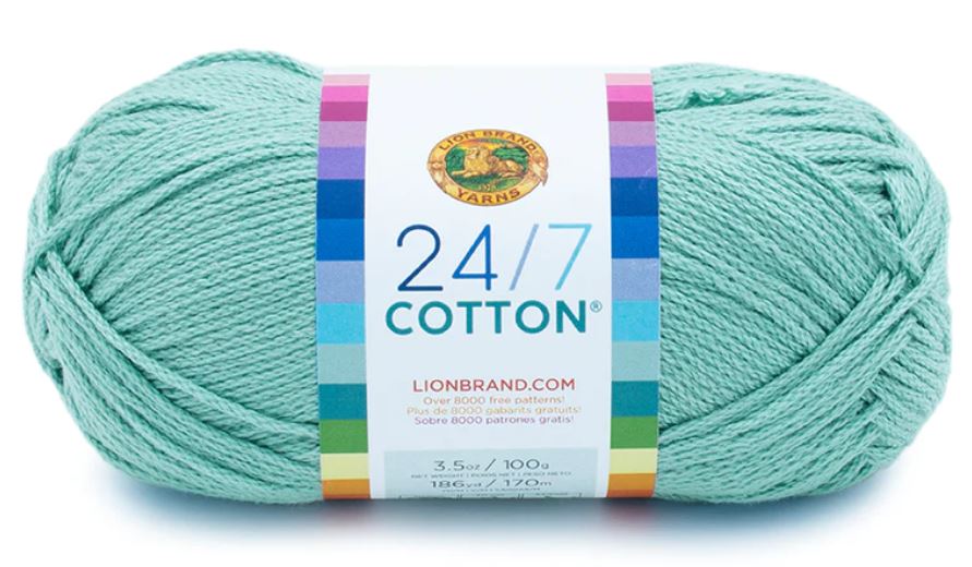 MERCERIZED YARN:100Gx3(300GR) (LION/24/7-COTTON) - SUCCULENT