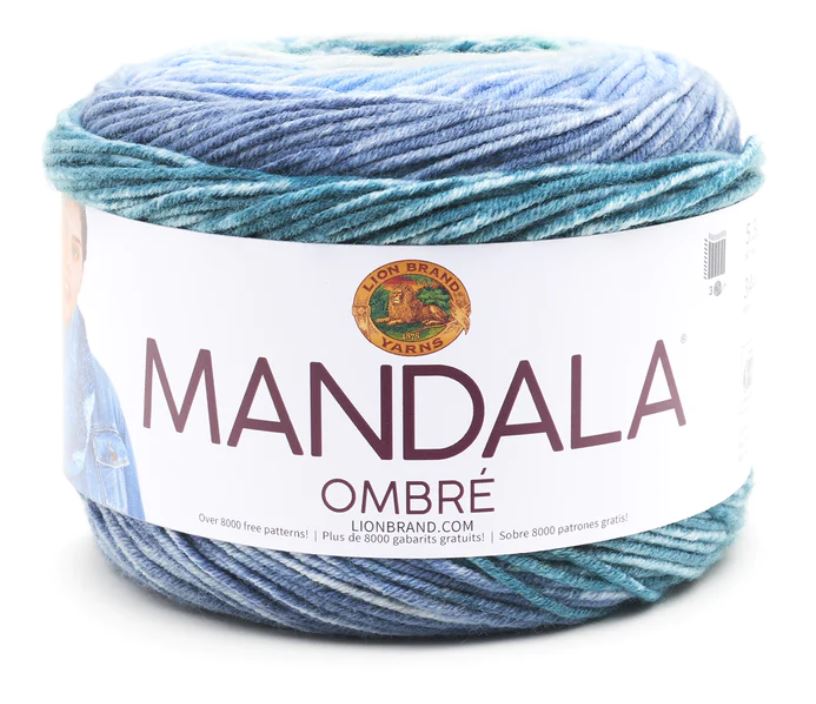 ACRYLIC YARN:150Gx3BL(450GR) (LION/MANDALA OM) - 202CC-MANTRA