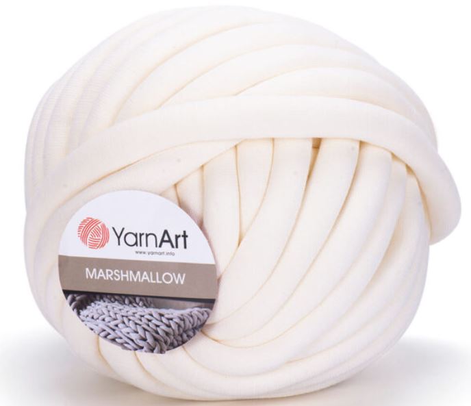 YARNART COT/POLYMADE YARN:750GM (30M) (Y-ART/MARSHMALLOW) - 903