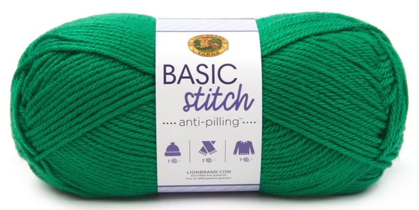 ACRY.YARN:100GRx3BL(300GR) (LION/BASIC STITCH AP) - GRASS