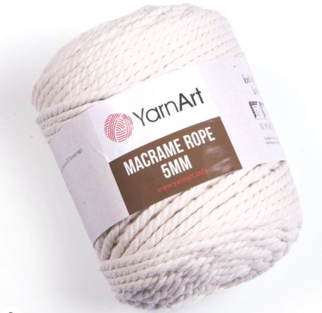 COT/VISC.ROPE:5MM:500Gx2 (1KG) (Y-ART/MACR.ROPE-5MM) - 752