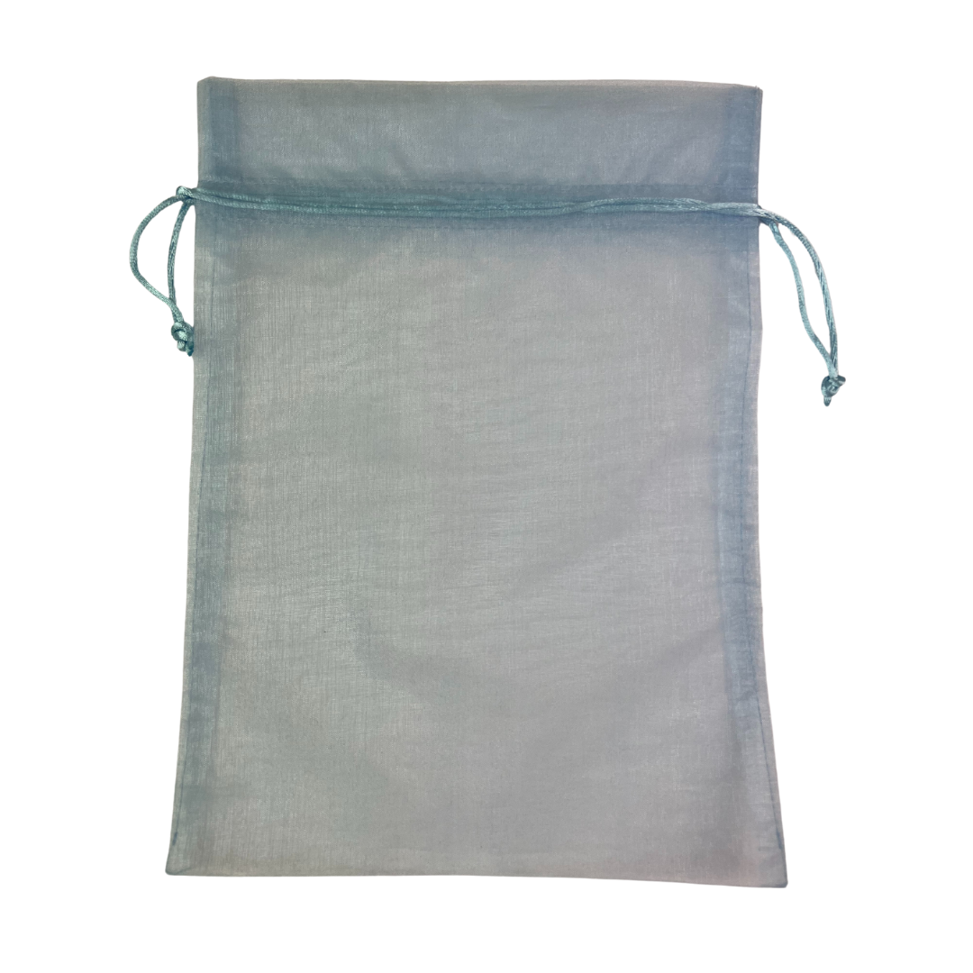 ORGANDY BAGS; 1DOZ/POLYBAG (3022) - PT-24(L.BLUE)