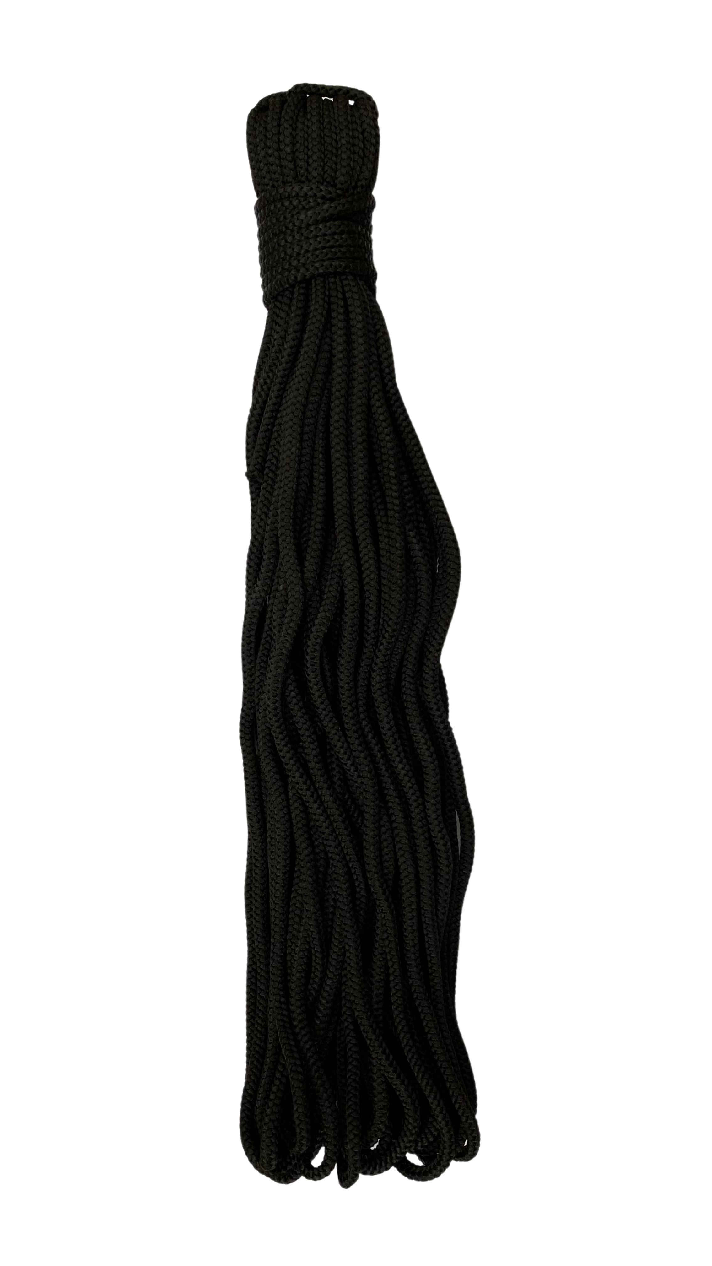 SHOPPING BAG ROPES:25YD (NMA021) - 5 MM/BLACK