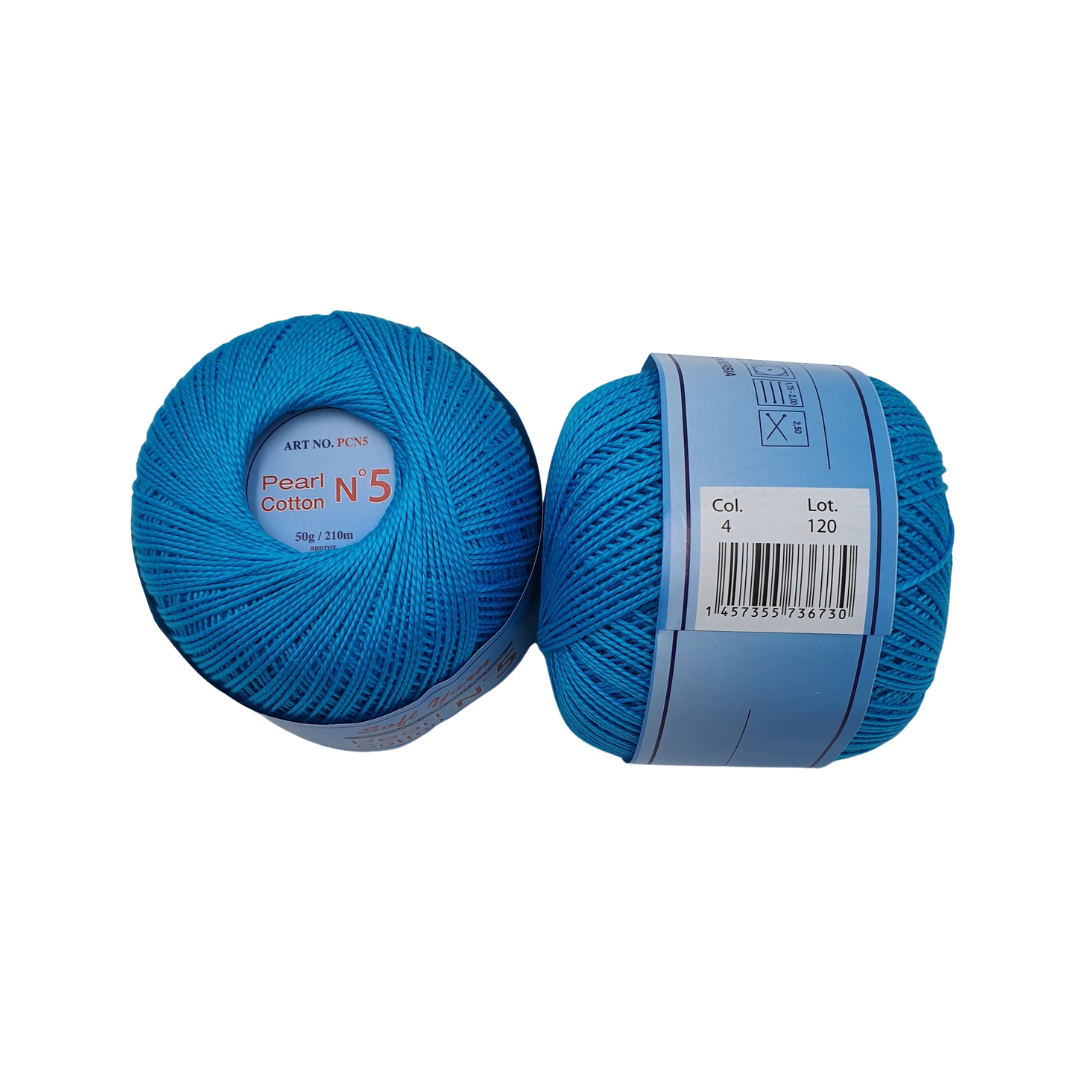 COT.KNIT YARN:50GRx4 (200GRM) (PEARL COTTON-5) - 4