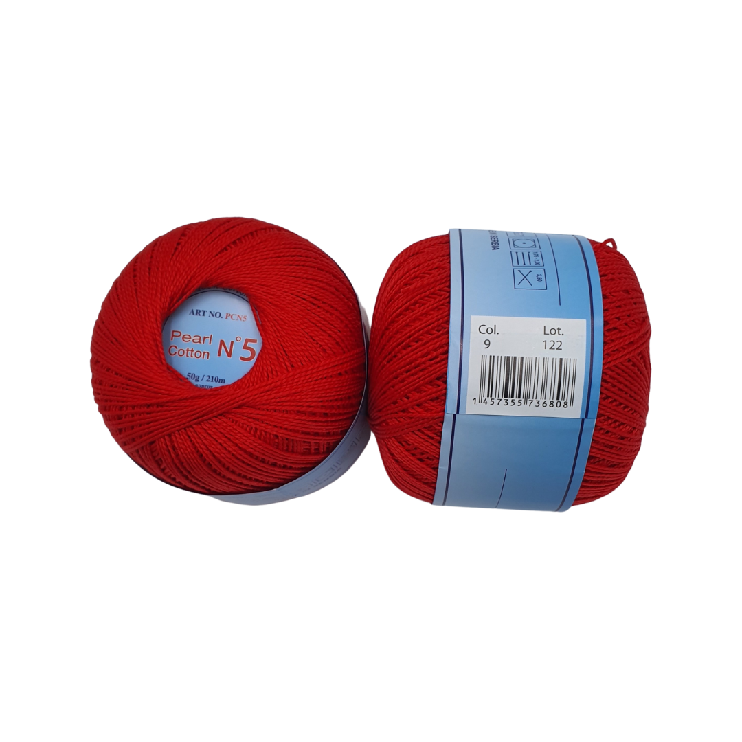 COT.KNIT YARN:50GRx4 (200GRM) (PEARL COTTON-5) - 9