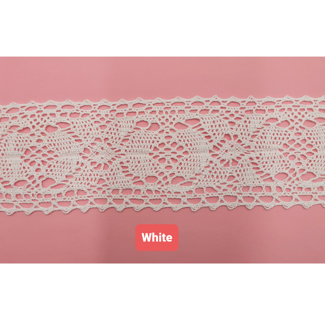 CROCHET LACE:15YDS (50301-2011) - White