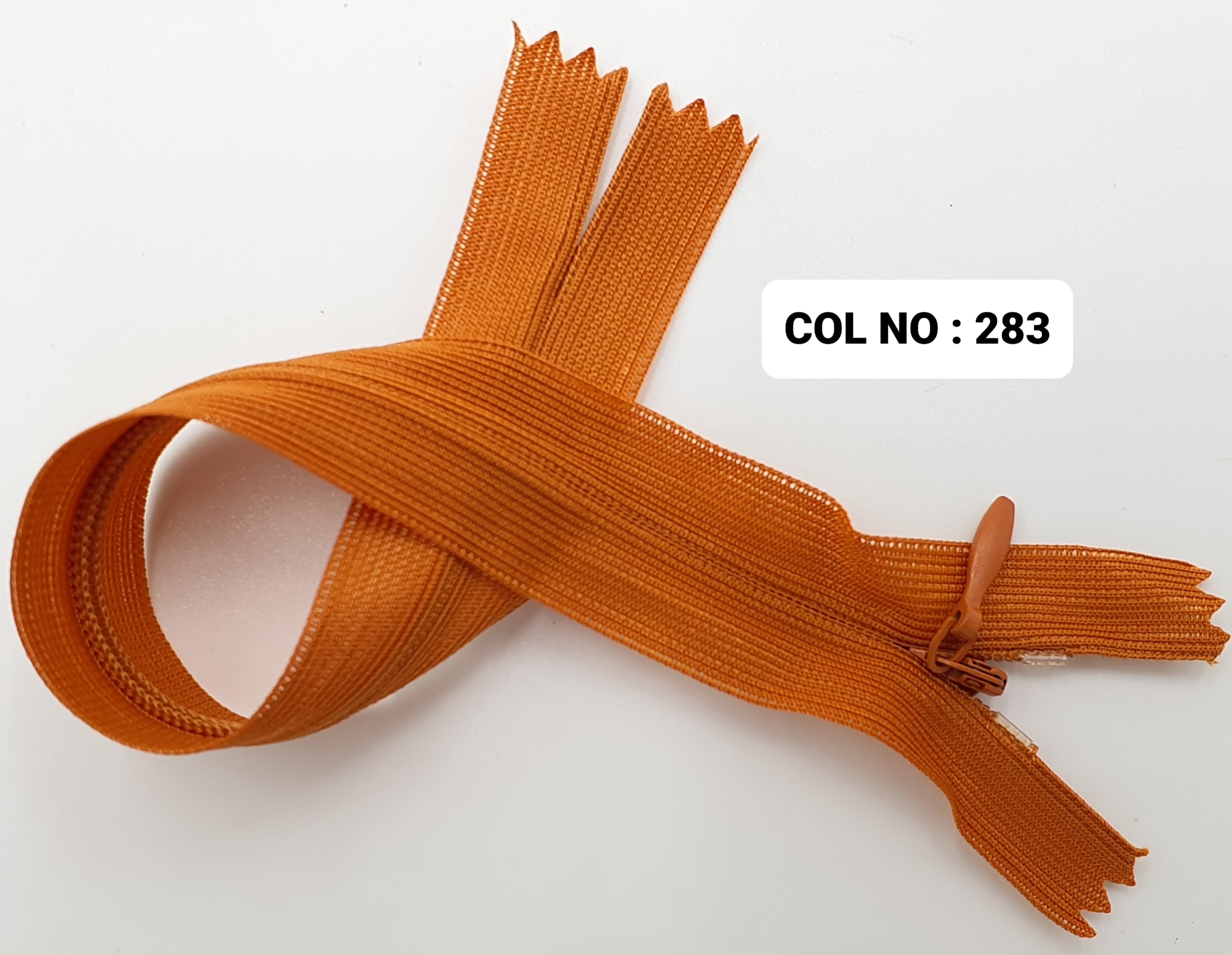 INVISIBLE ZIPPER:50PC/PKT (220321/8) - 8"/283