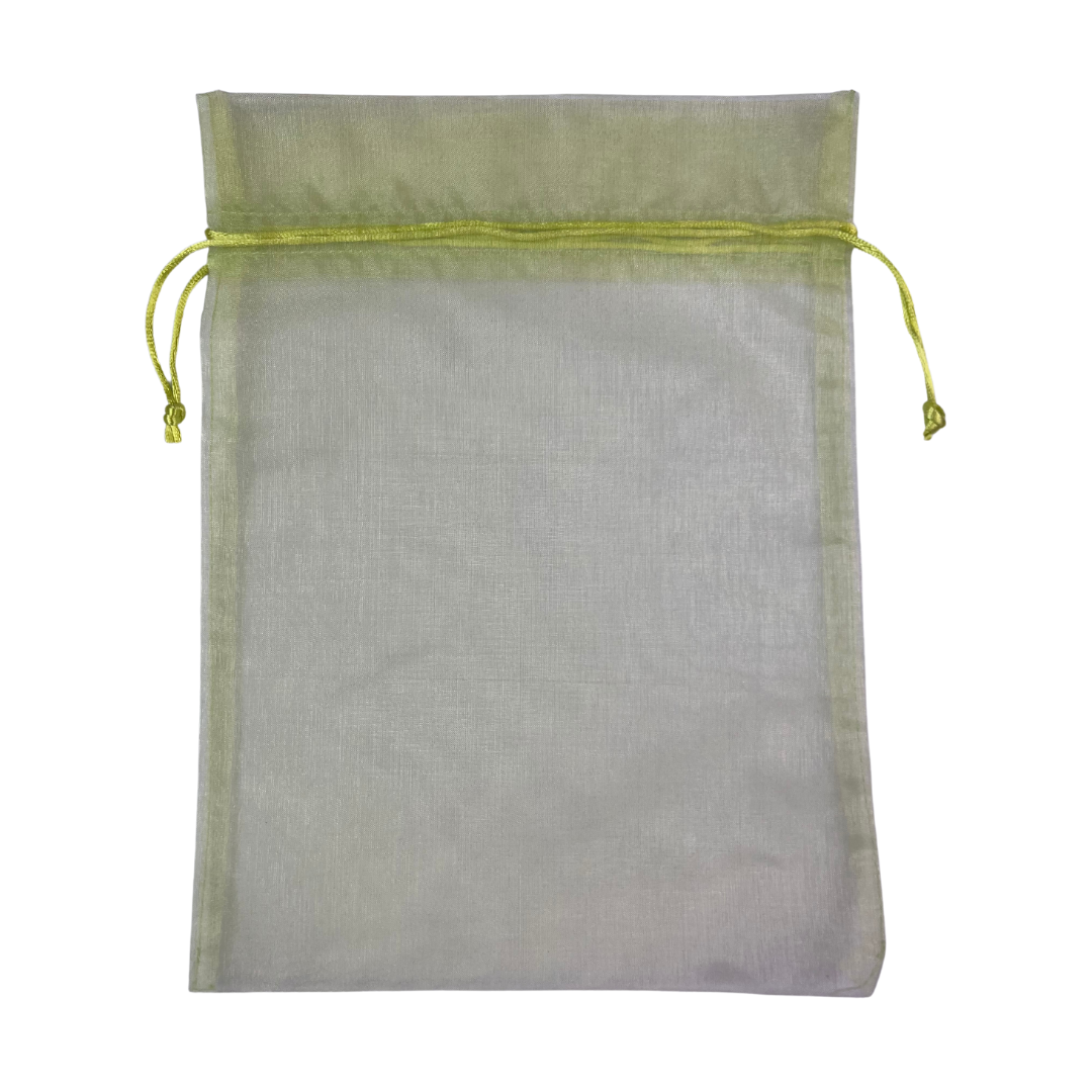 ORGANDY BAGS; 1DOZ/POLYBAG (3022) - 61-L.GREEN