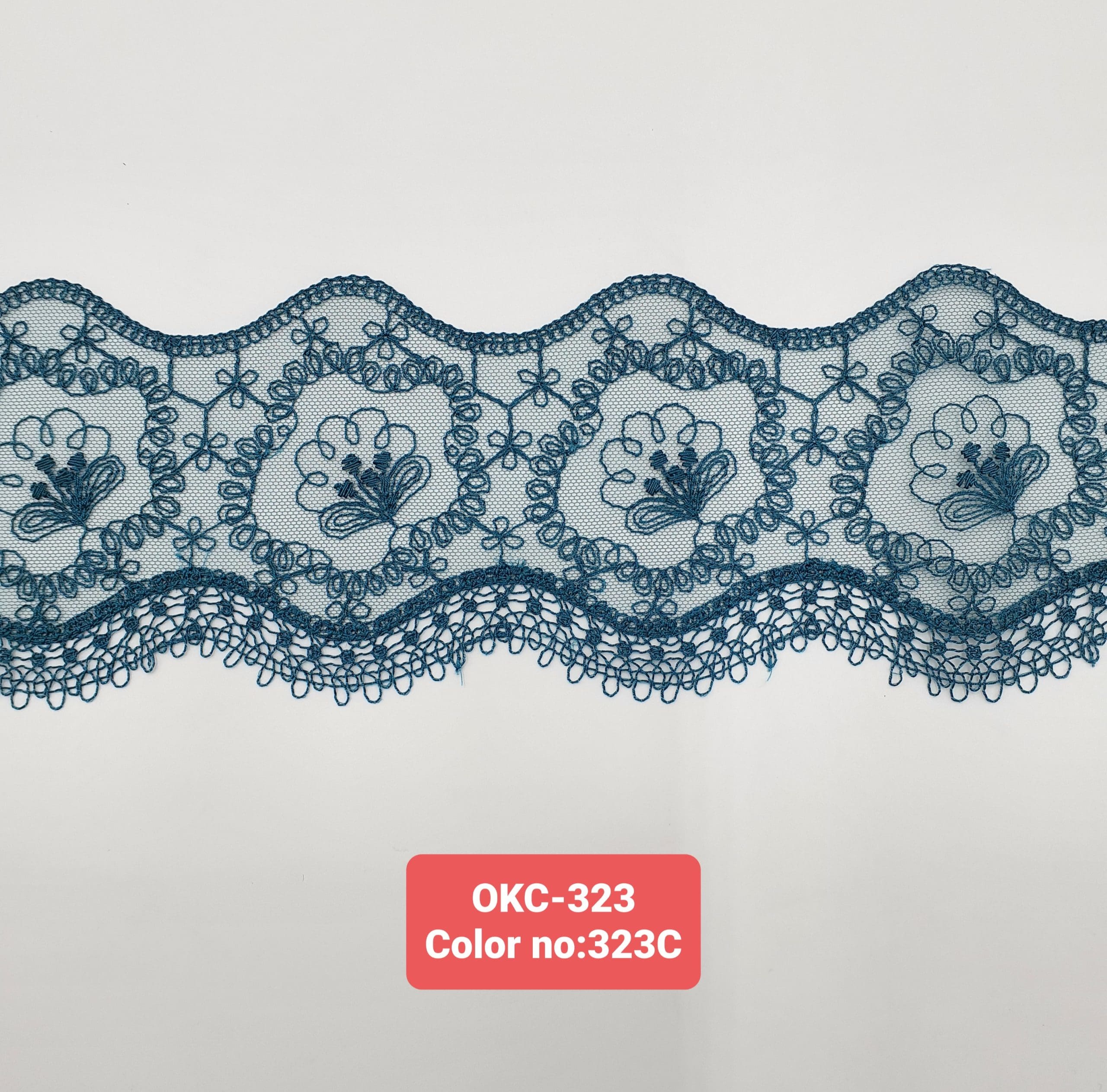 TULL EMB.LACE (OKC-323) - 323C