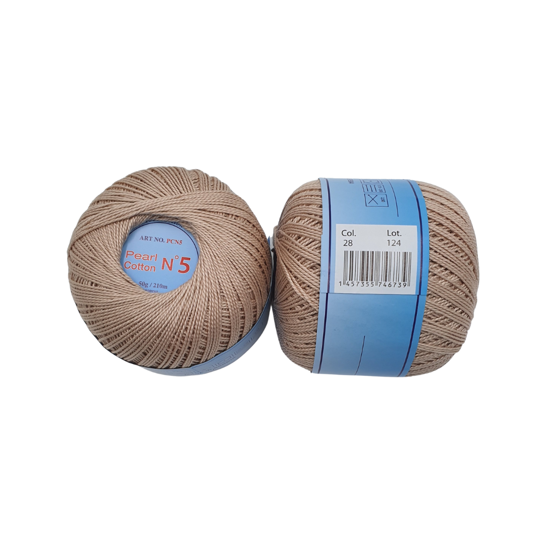 COT.KNIT YARN:50GRx4 (200GRM) (PEARL COTTON-5) - 28