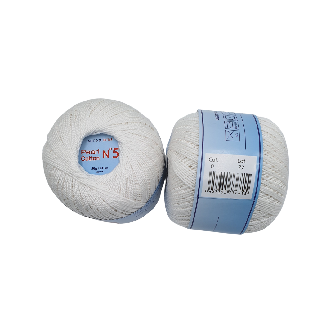 COT.KNIT YARN:50GRx4 (200GRM) (PEARL COTTON-5)