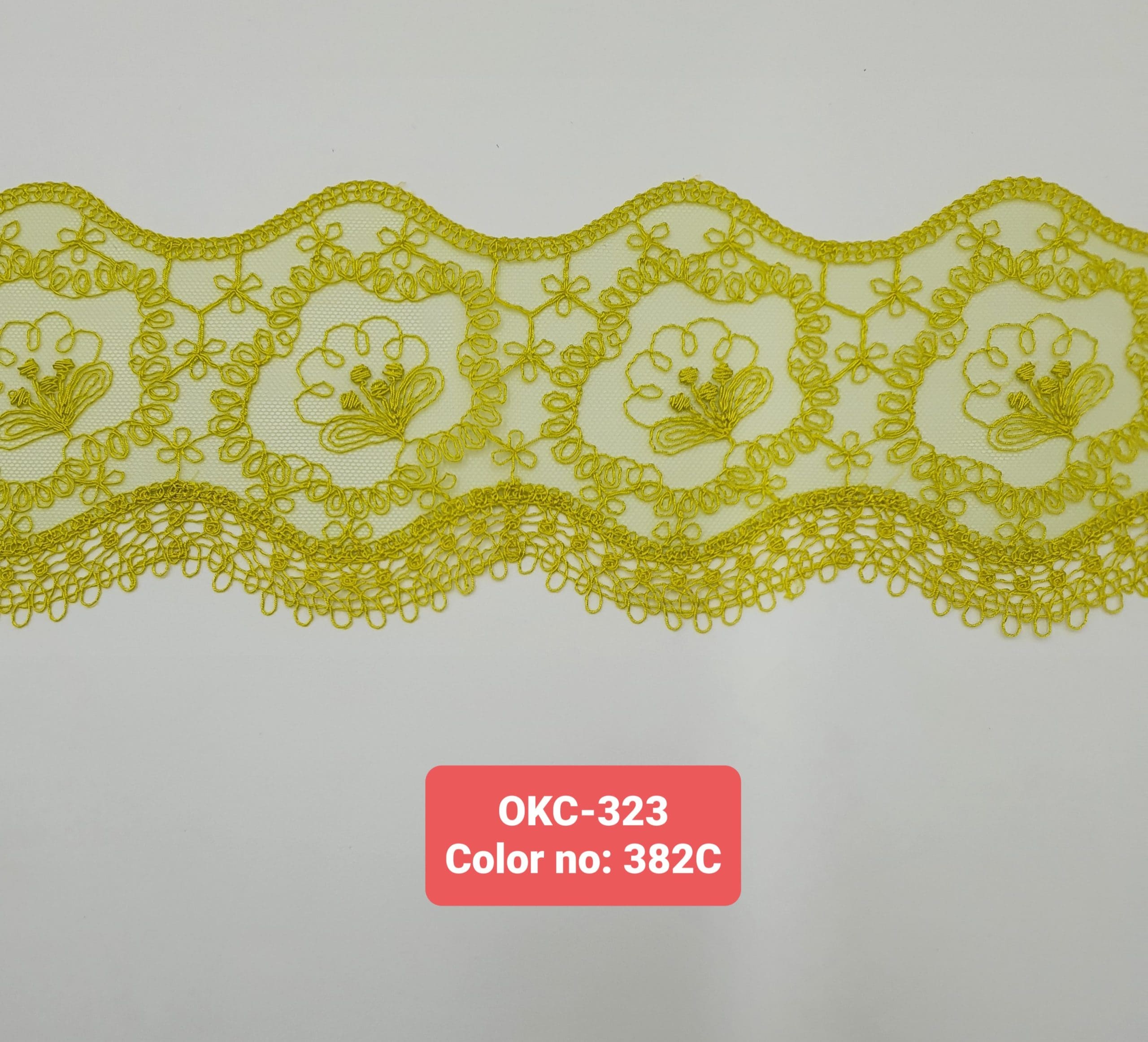 TULL EMB.LACE (OKC-323) - 382C