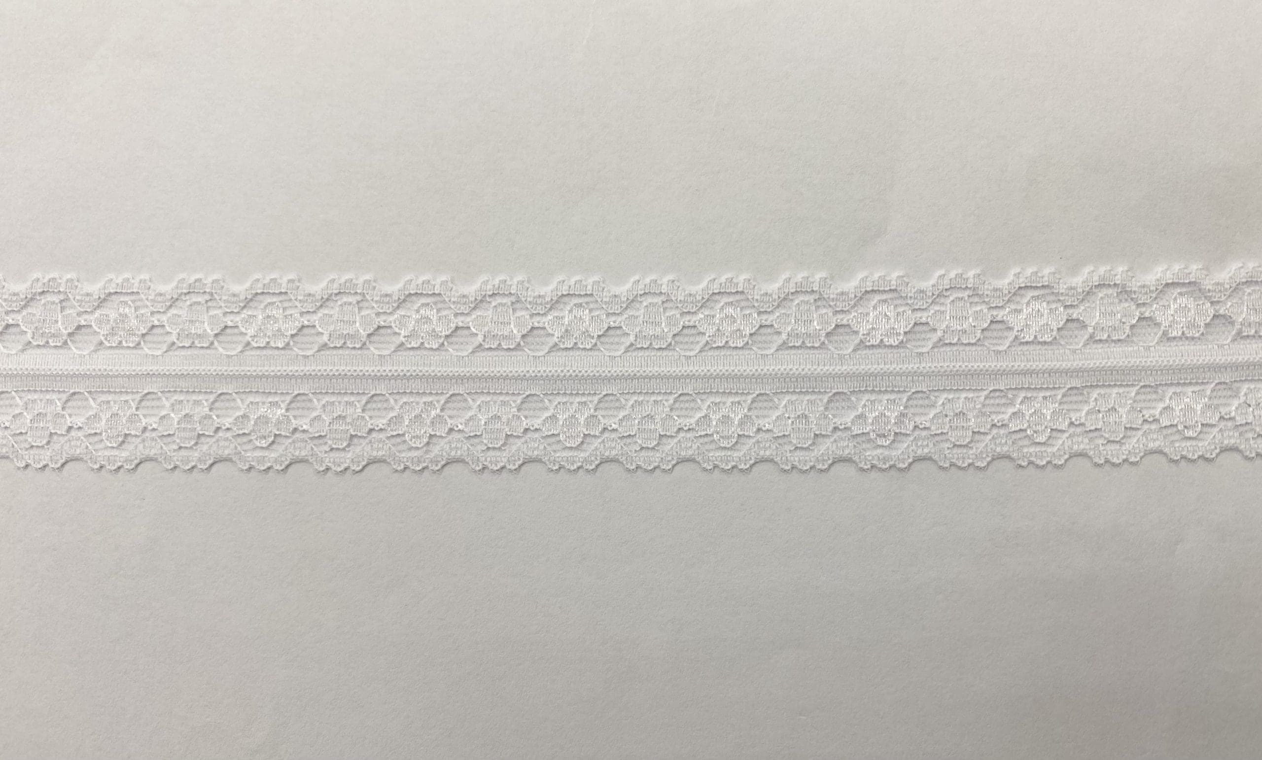 NYL.RASCHEL LACE;144Y:1″ (MWT001) - WHITE/NYLON