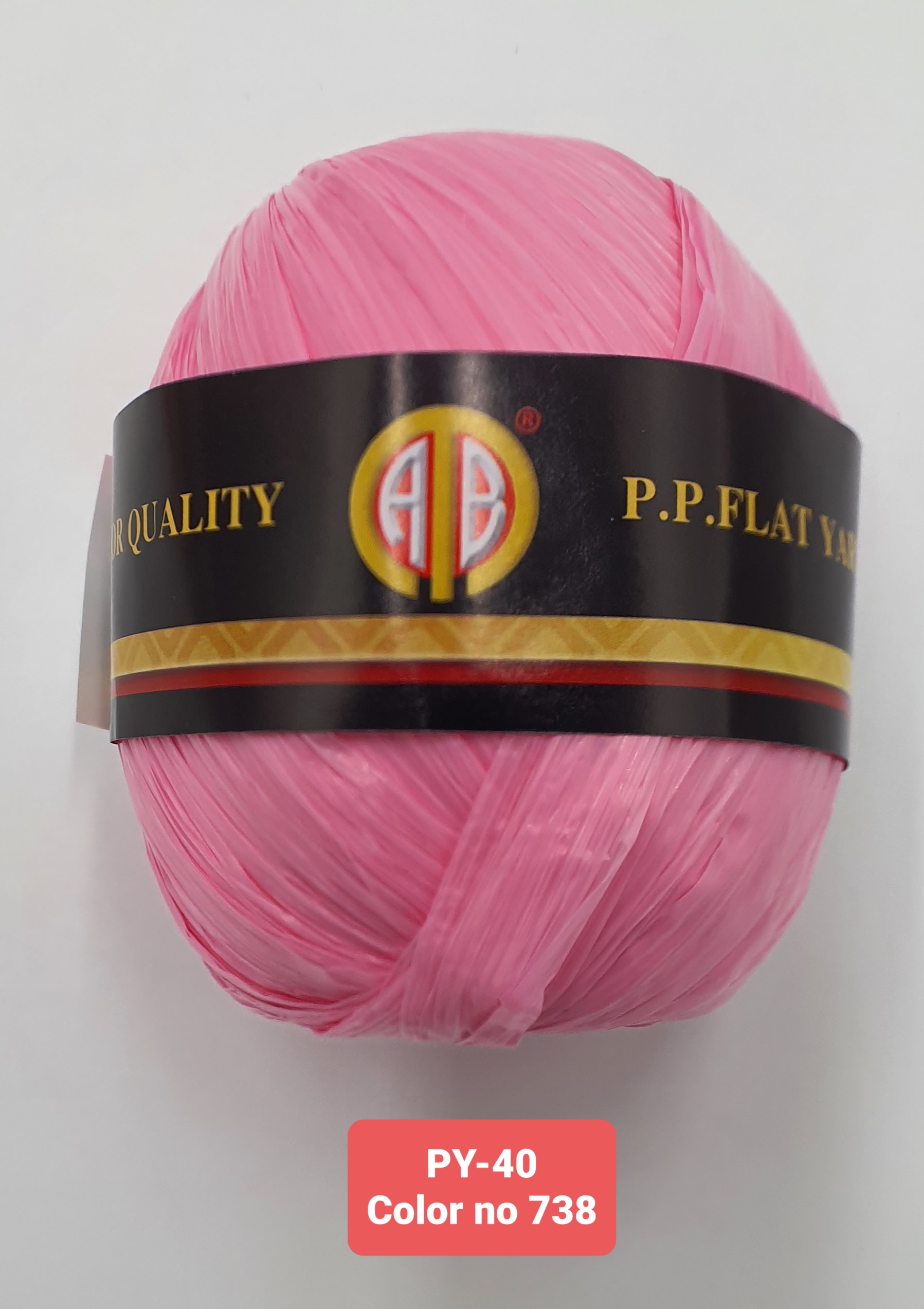 P P FLAT YARN:40GX10BLS (PY-40) - 738