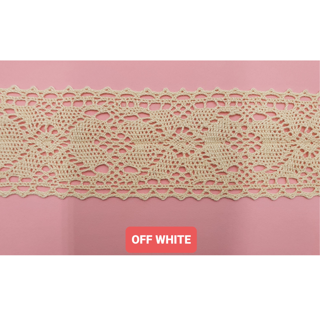 CROCHET LACE:15YDS (50301-2011) - Off White