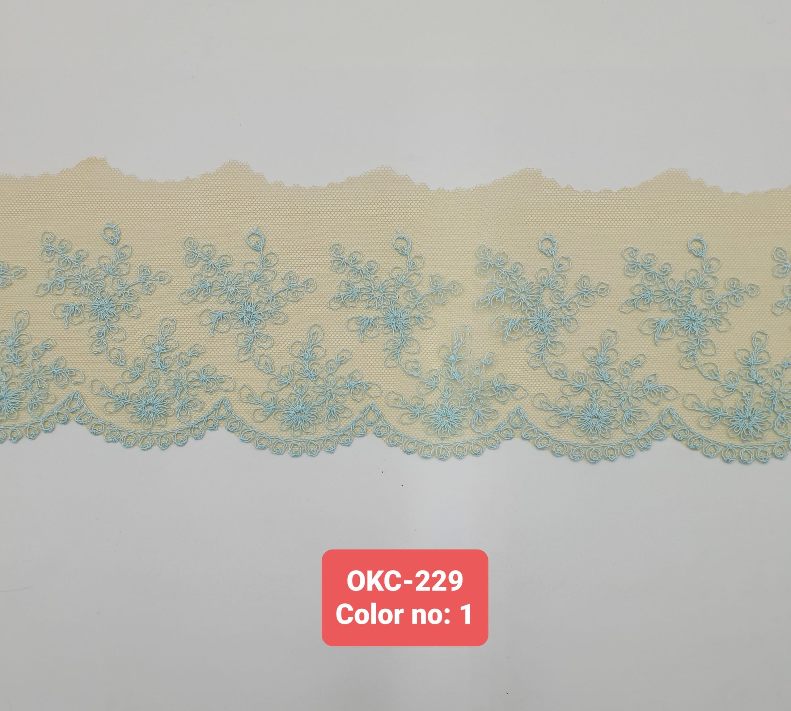 TULLE EMB.LACE (OKC-229) - 1