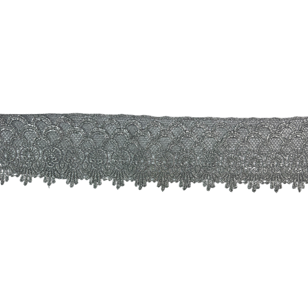 JAPAN MET CUT-LACE:8.75CM (15Y) (MT57-1178J) - SILVER