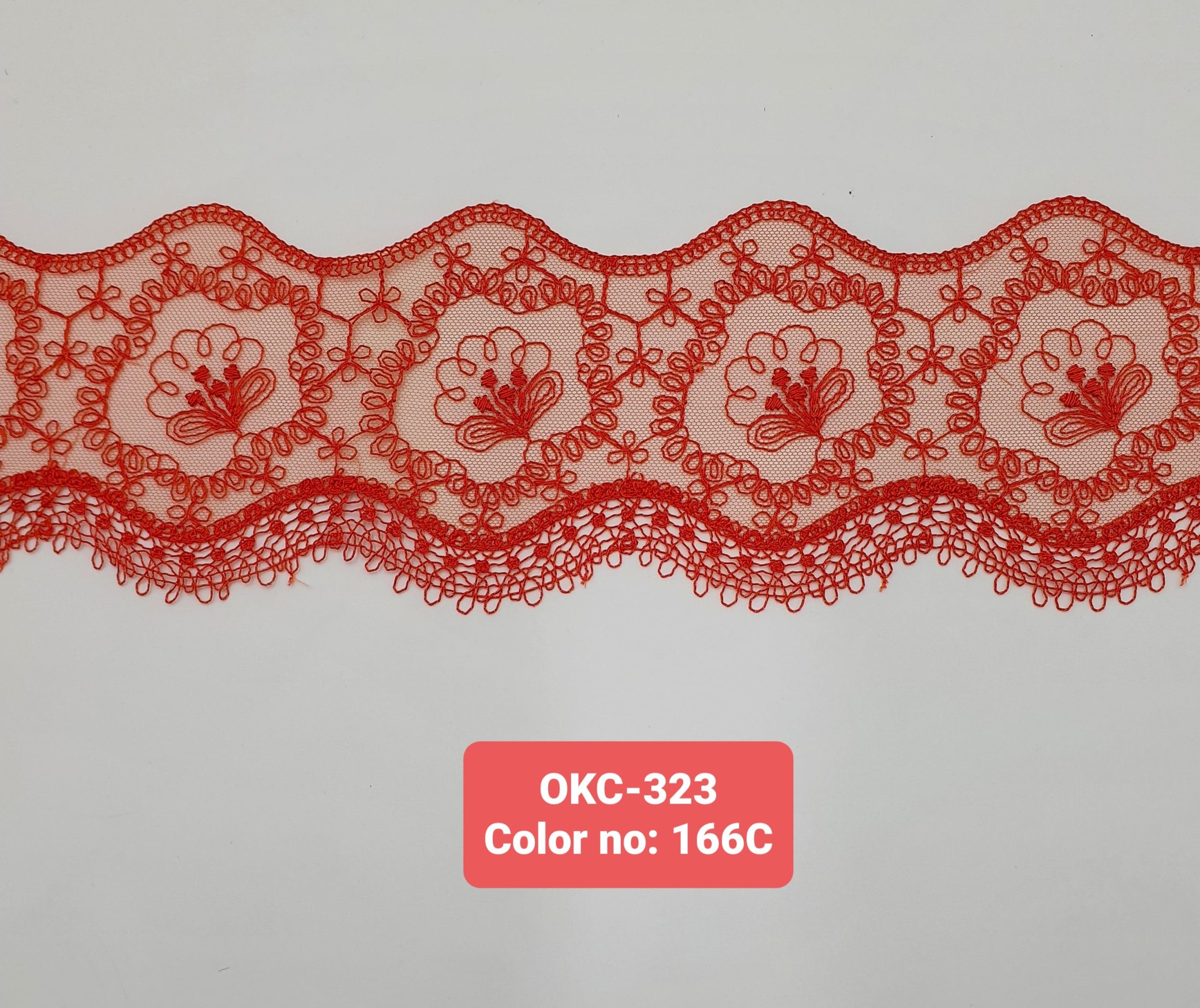 TULL EMB.LACE (OKC-323) - 166C