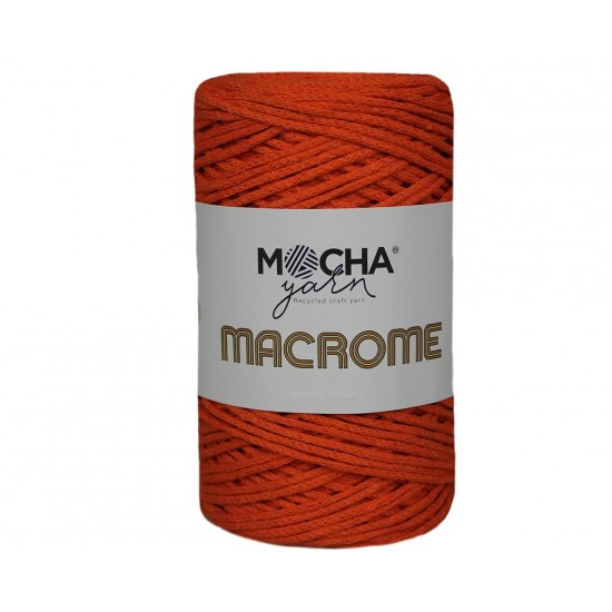 COT/POL YARN:250GR (180MTR) (MOCHA/MACROME) - MAC026(ORANGE)