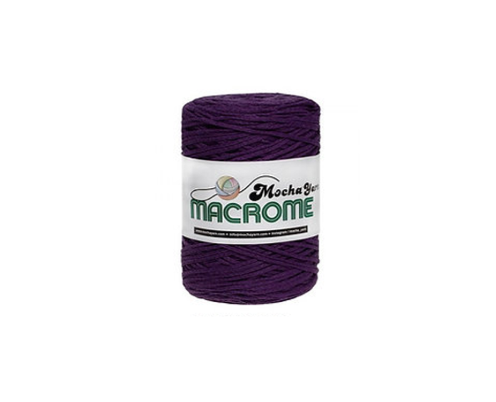 COT/POL YARN:250GR (180MTR) (MOCHA/MACROME) - MAC021(PURPLE)